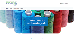 Desktop Screenshot of embroiderya2z.com