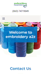 Mobile Screenshot of embroiderya2z.com